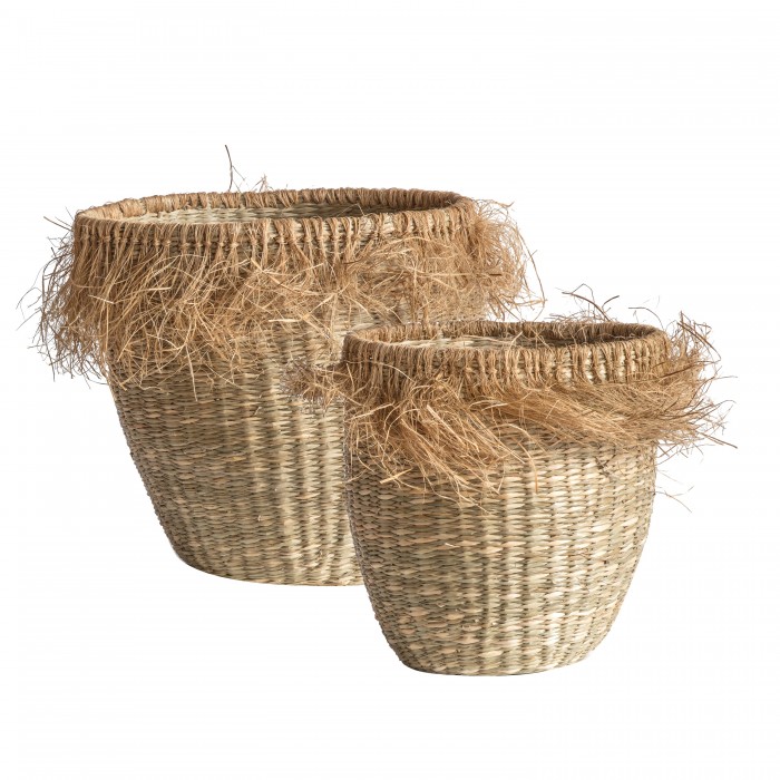 Ebobo Set of 2 Baskets Natural