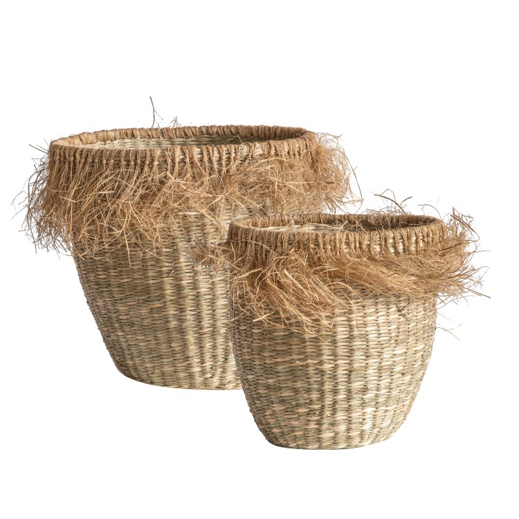 Ebobo Set of 2 Baskets Natural