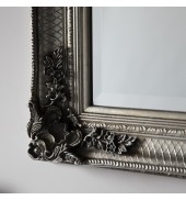 Abbey Rectangle Mirror Silver 