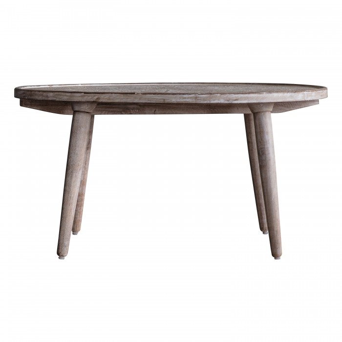 Agra Coffee Table Natural White