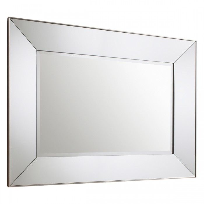Vasto Rectangle Mirror Silver