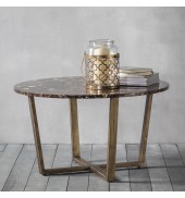 Emperor Round Coffee Table Marble