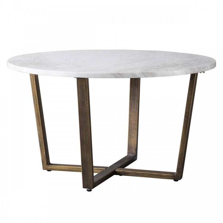 Cleo Round Coffee Table Marble