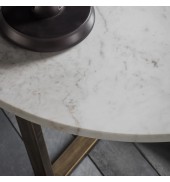 Cleo Round Coffee Table Marble