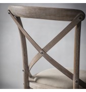 Cafe Chair Natural Linen (2pk)