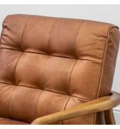 Humber Armchair Vintage Brown Leather