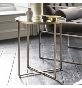 Torrance Side Table Silver