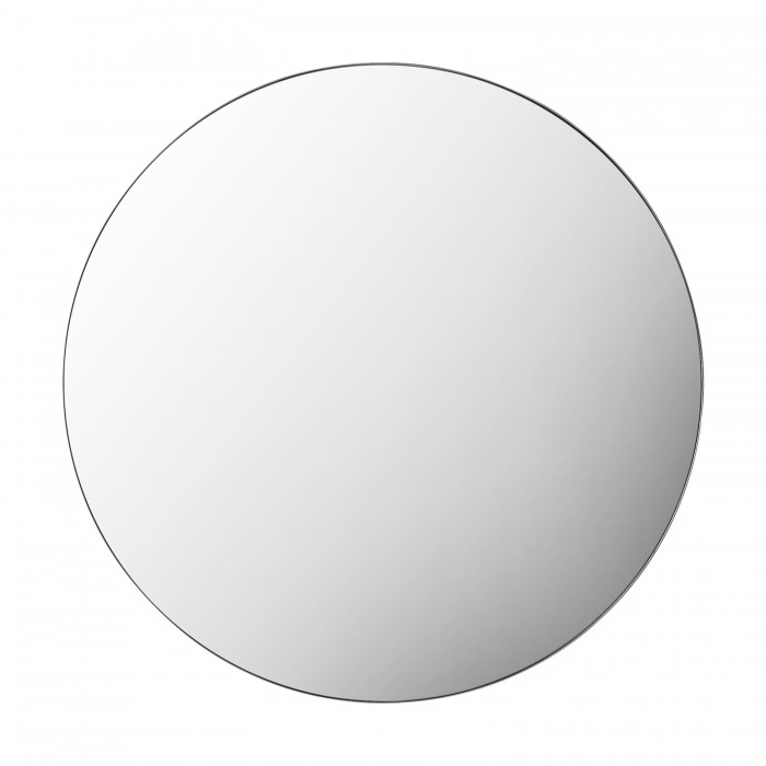 Bowie Round Mirror Silver