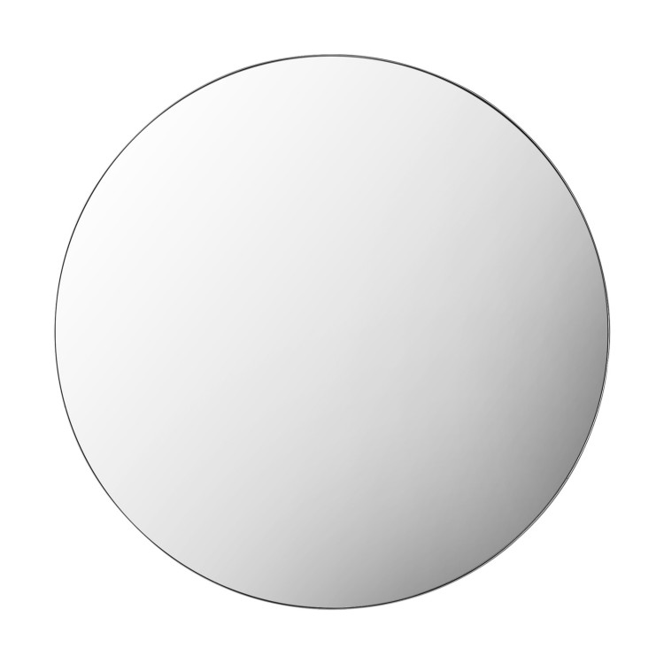 Bowie Round Mirror Silver