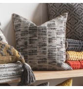 Tapestry Linear Cushion Monochrome