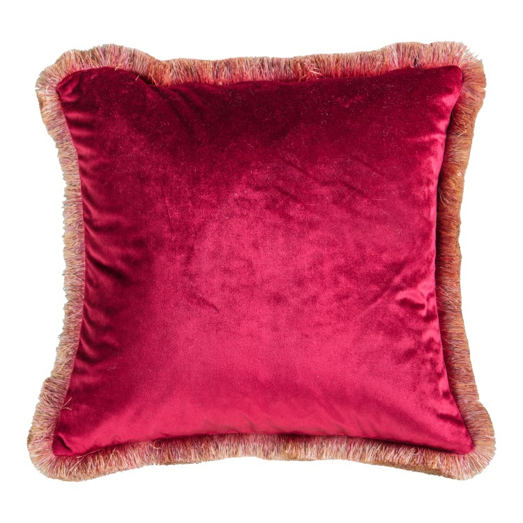 Ombre Velvet Cushion Red