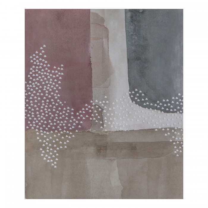 Blush Cubic Abstract I Printed Canvas