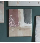 Blush Cubic Abstract I Printed Canvas
