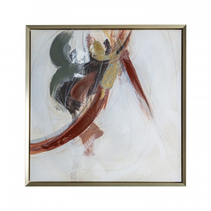Kenbu Abstract Framed Canvas