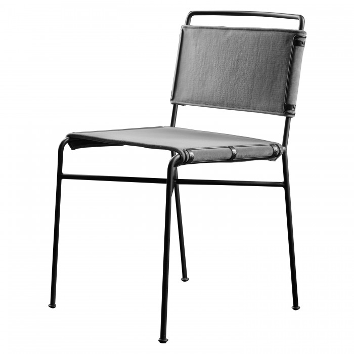 Campaign Dining Chair Grey (2pk)