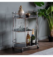 Beauchamp Drinks Trolley Silver
