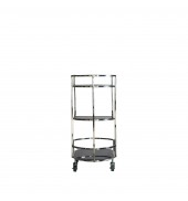 Beauchamp Drinks Trolley Silver