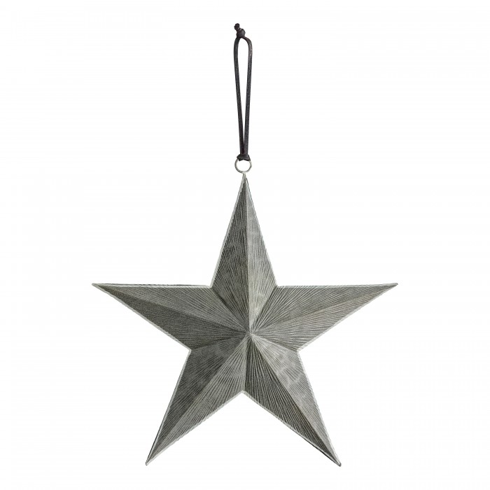 Turin Hanging Star Grey/Silver Medium