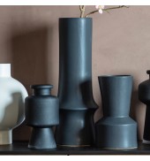 Kofu Vase Dark Grey