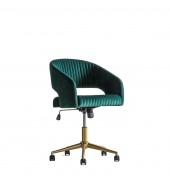 Murray Swivel Chair Green Velvet
