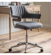 Mcintyre Swivel Chair Charcoal