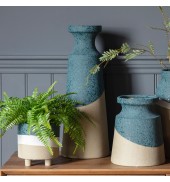 Naresso Vase Blue/Natural Large