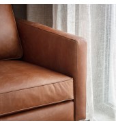 Osborne 2 Seater Sofa Vintage Brown Leather