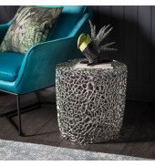Verdant Side Table Silver