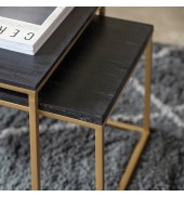 Bletchley Coffee Table Nest Black