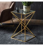 Parma Side Table Gold Small