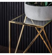 Parma Side Table Gold Large