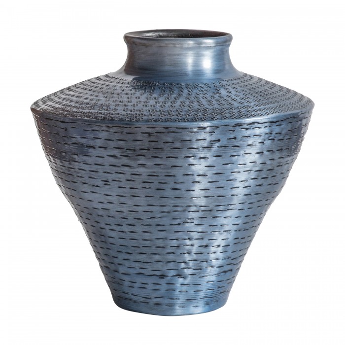 Rampur Vase Antique Pewter