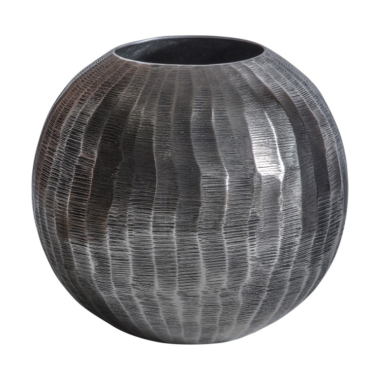 Kobir Vase Round Antique Nickel