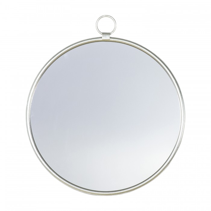 Bayswater Silver Round Mirror Large