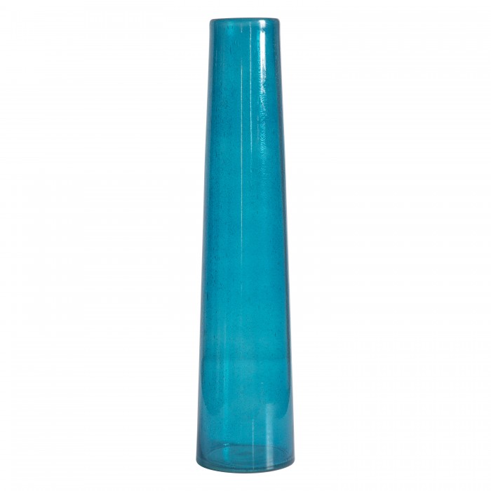 Perrel Bubble Glass Vase Large Clear