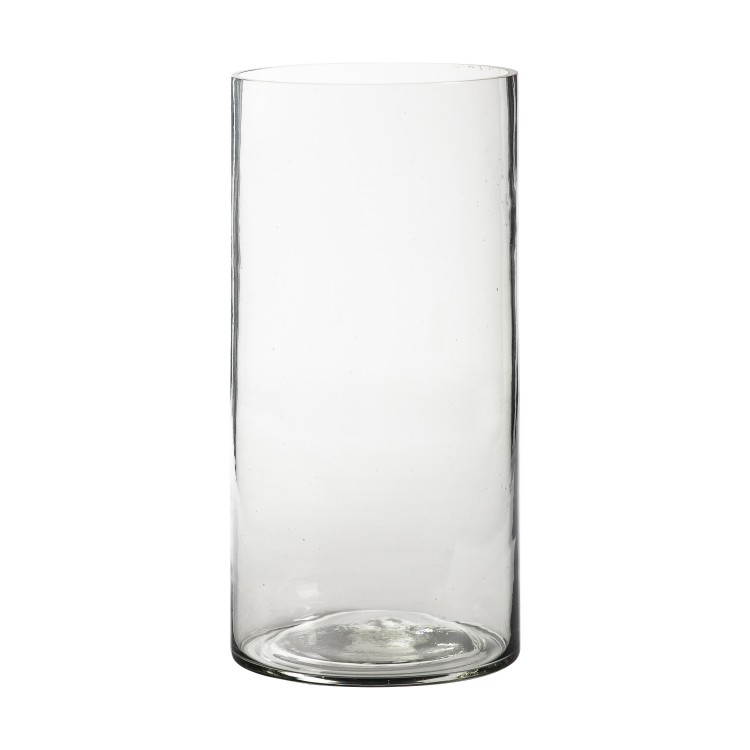 Drayes Bubble Glass Vase Large Clear