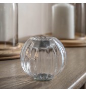Laval Tealight Holder Clear