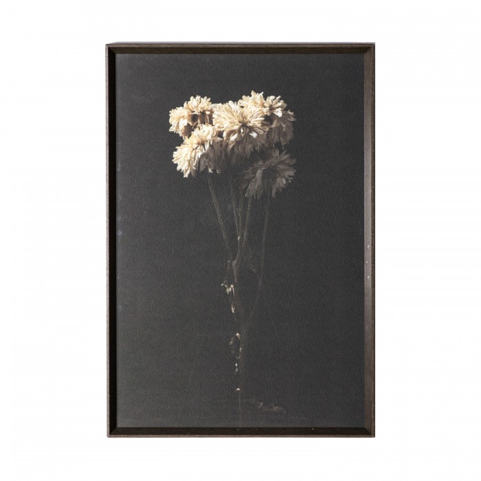 Dark Bouquet Stem Print