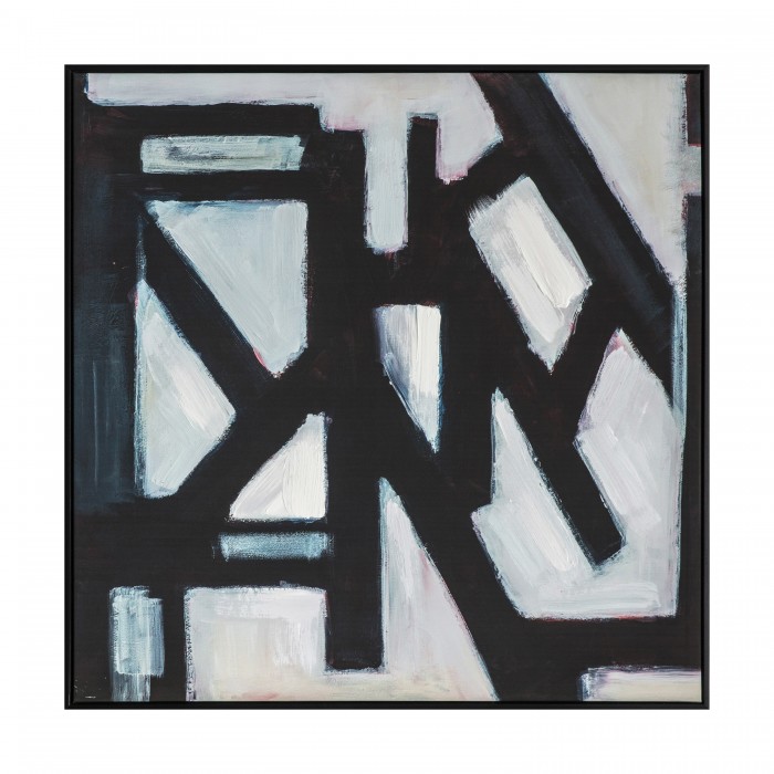 Crossways Abstract Framed Canvas
