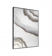 Agate Abstract Framed Canvas