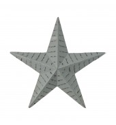 Austin Textured Star Grey Small