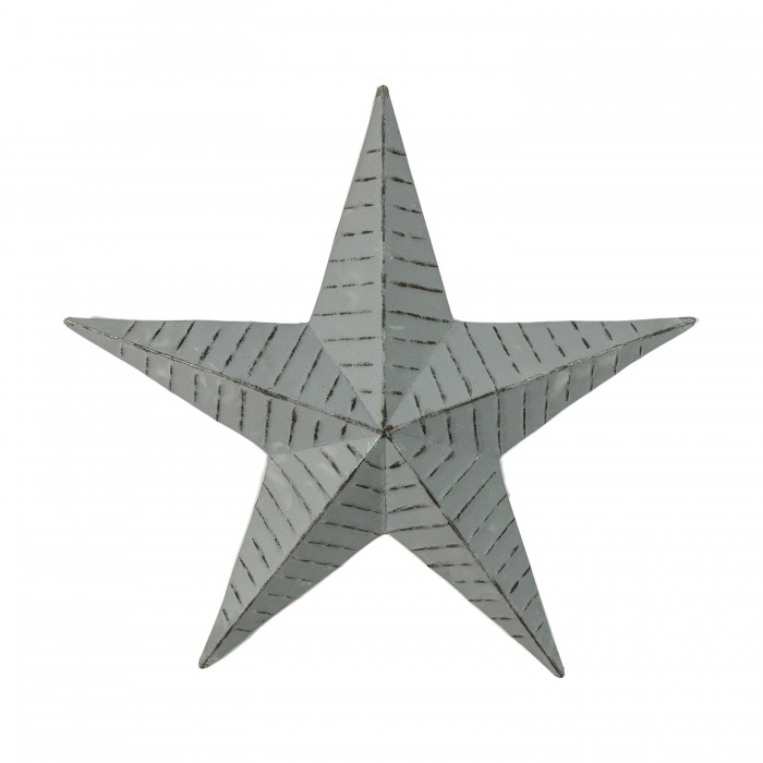 Austin Textured Star Grey Large