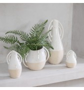 Emani Vase Large White 140x120x330mm