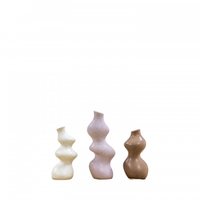 Saburo Vase Medium Set of 3 Natural