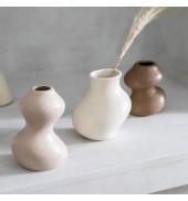 Saburo Vase Small Set of 3 Natural