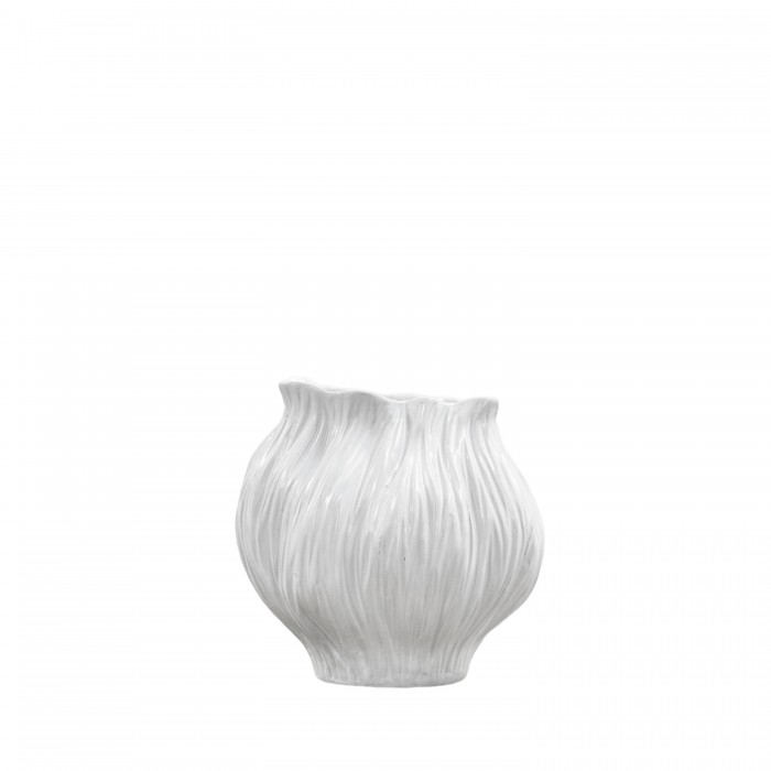 Flora Vase Medium White