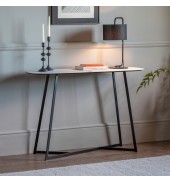 Finsbury Console Table White Marble