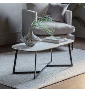 Finsbury Coffee Table White Marble