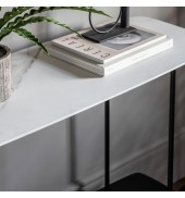 Ludworth Console Table White Marble