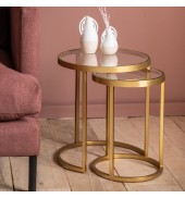 Rowe Nest of Two Tables Gold